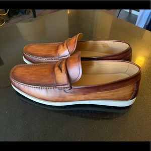 Magnanni loafers size 12, never worn / new.